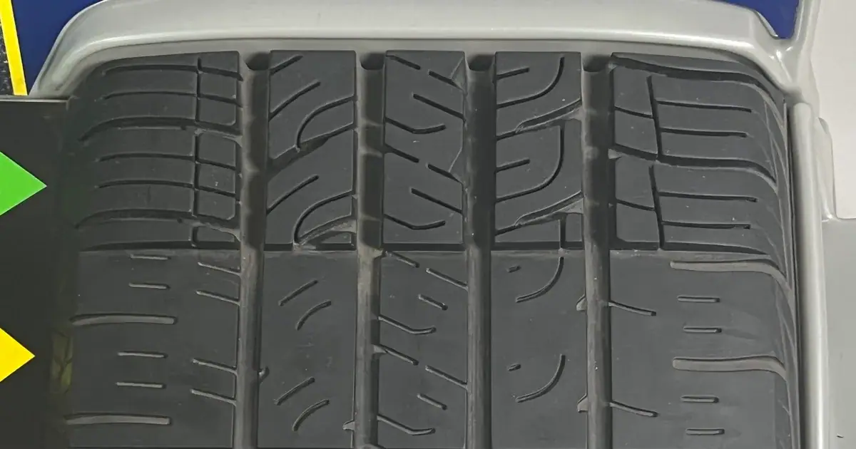 Tyre tread wear
