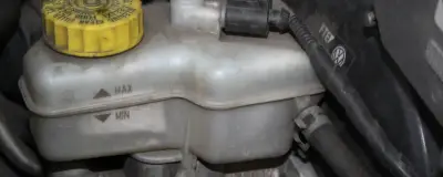 A brake fluid reservoir