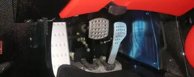 Brake and accelerator pedals