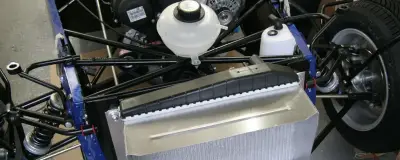 An expansion tank and radiator