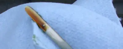 An engine oil dipstick