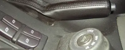 A handbrake lever