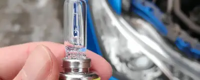 Replacing a headlight bulb