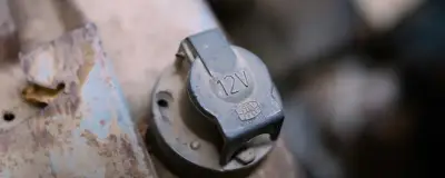 Power connector on old machinery
