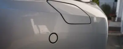 A parking sensor in a bumper