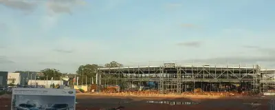 A car showroom