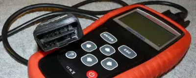 An OBD diagnostic scanner