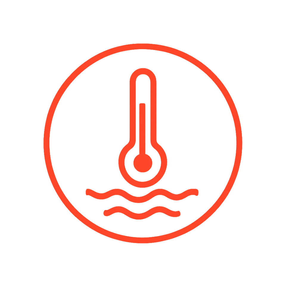 Engine coolant temperature warning light