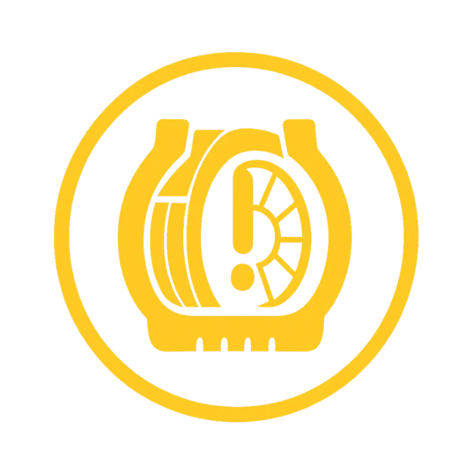 Tyre pressure warning light
