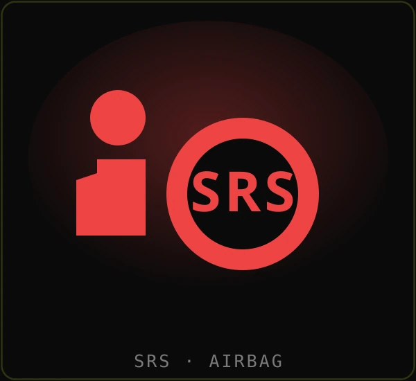 Supplemental restraint system (SRS) module