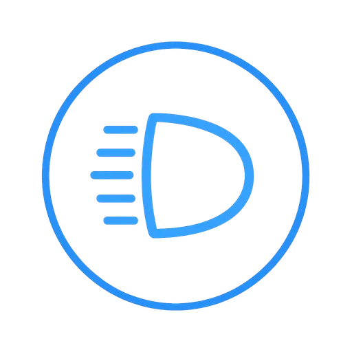 High beam indicator