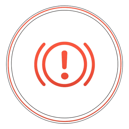 Tesla brake warning